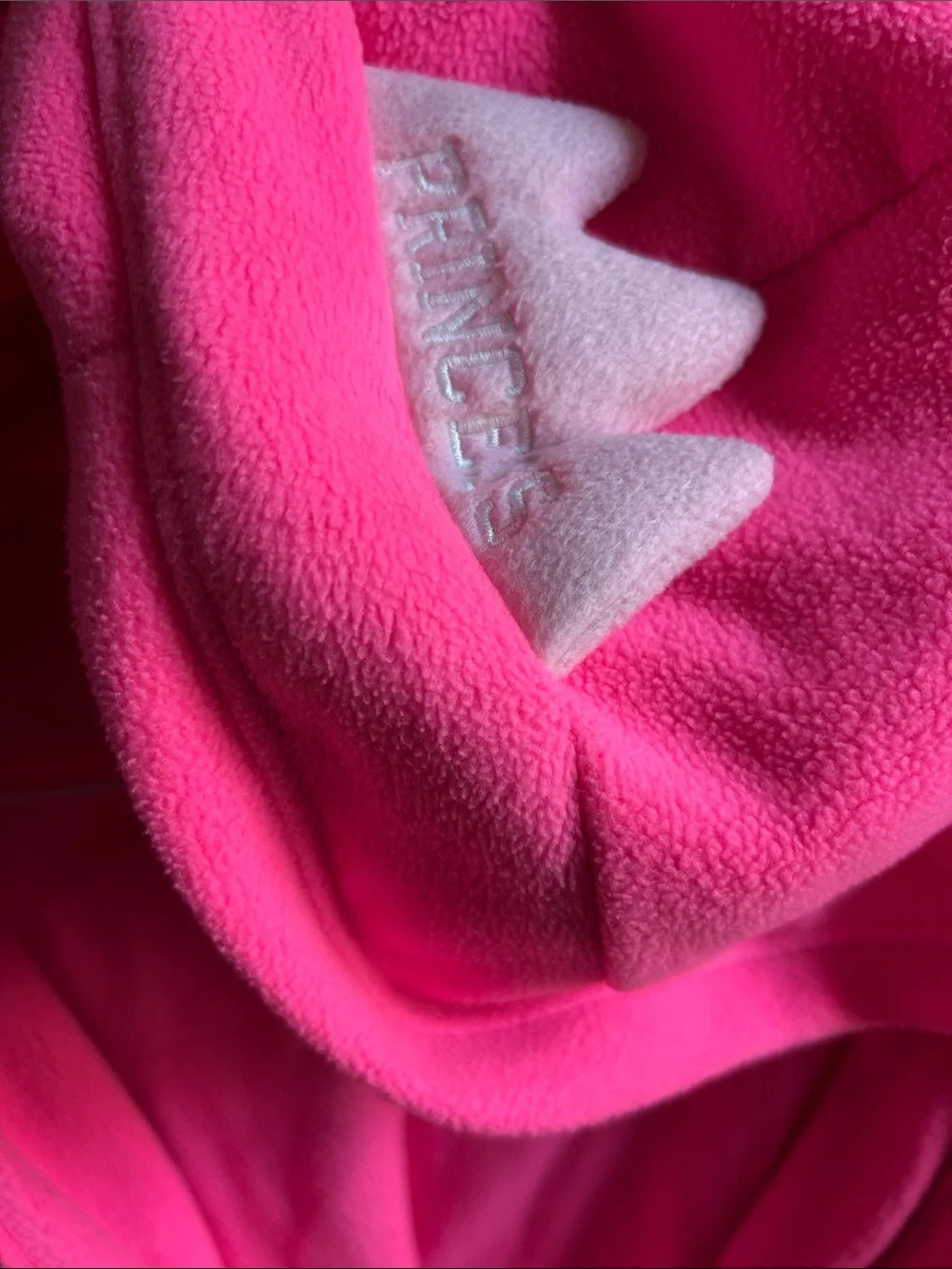 OshKosh B'gosh Bright Pink Fleece Hoodie with Princess Detail